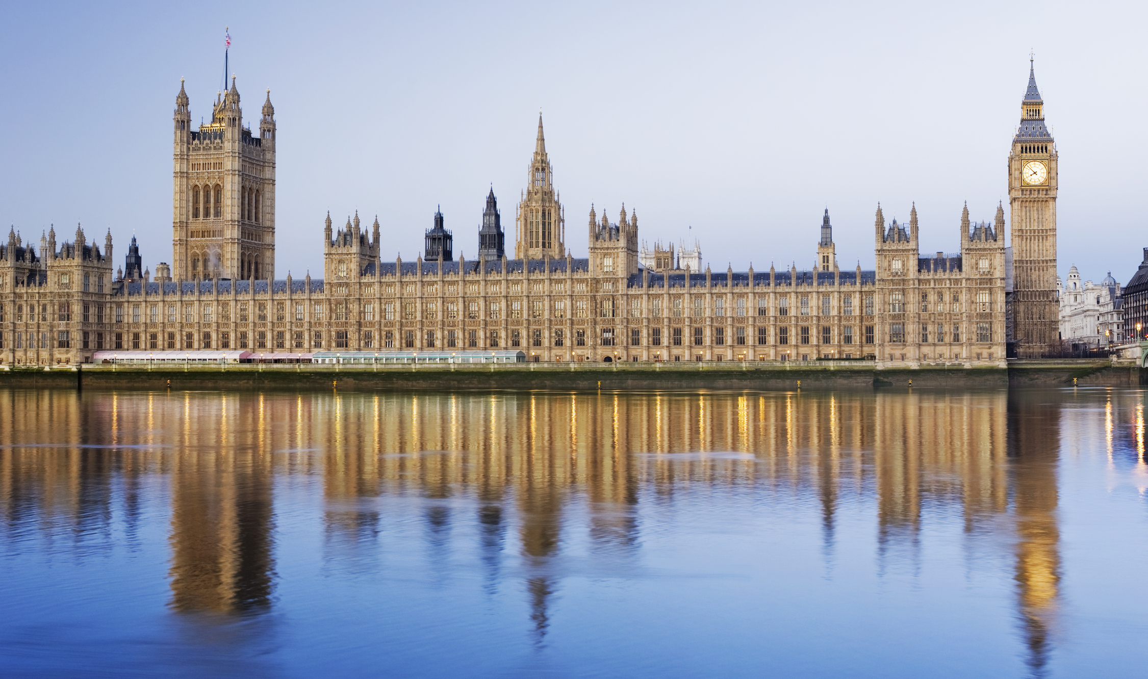 Big Ben and the Palace of Westminster in London