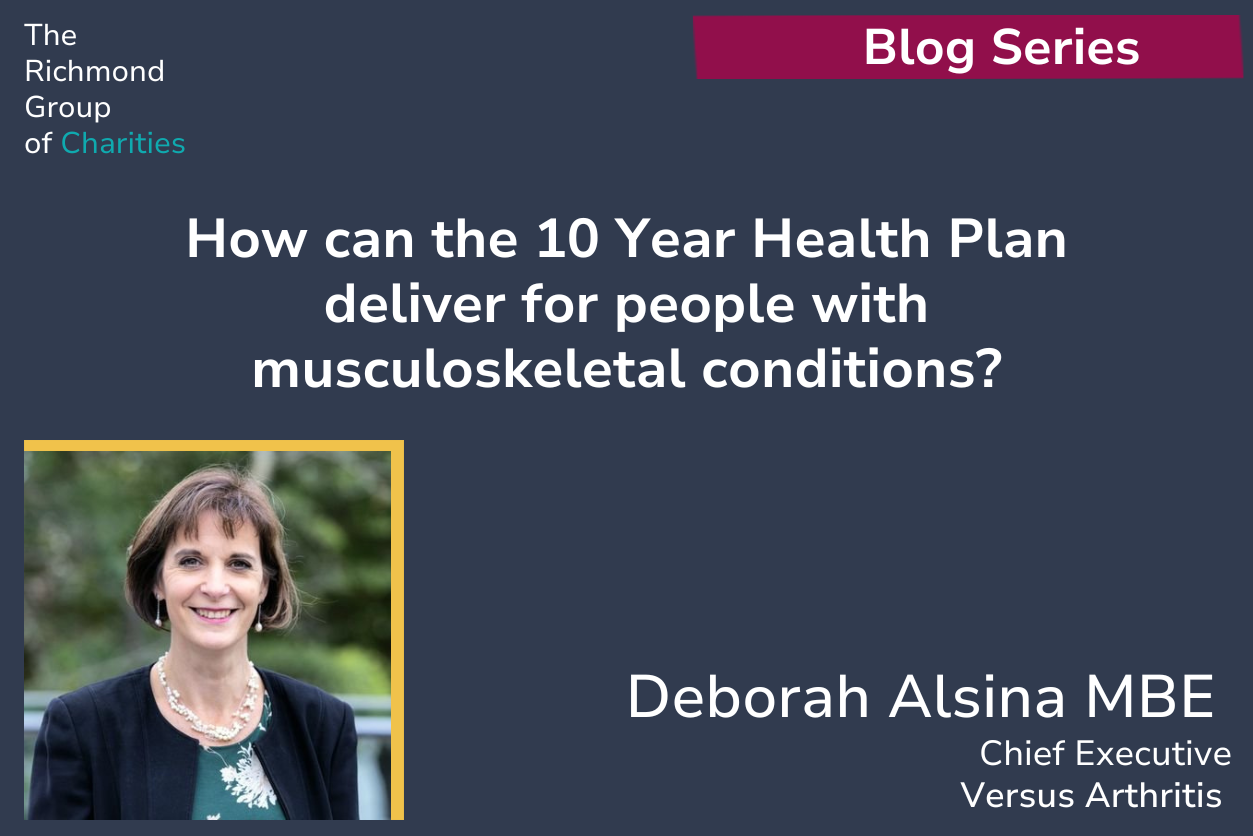 How can the 10 Year Health Plan deliver for people with musculoskeletal conditions?
