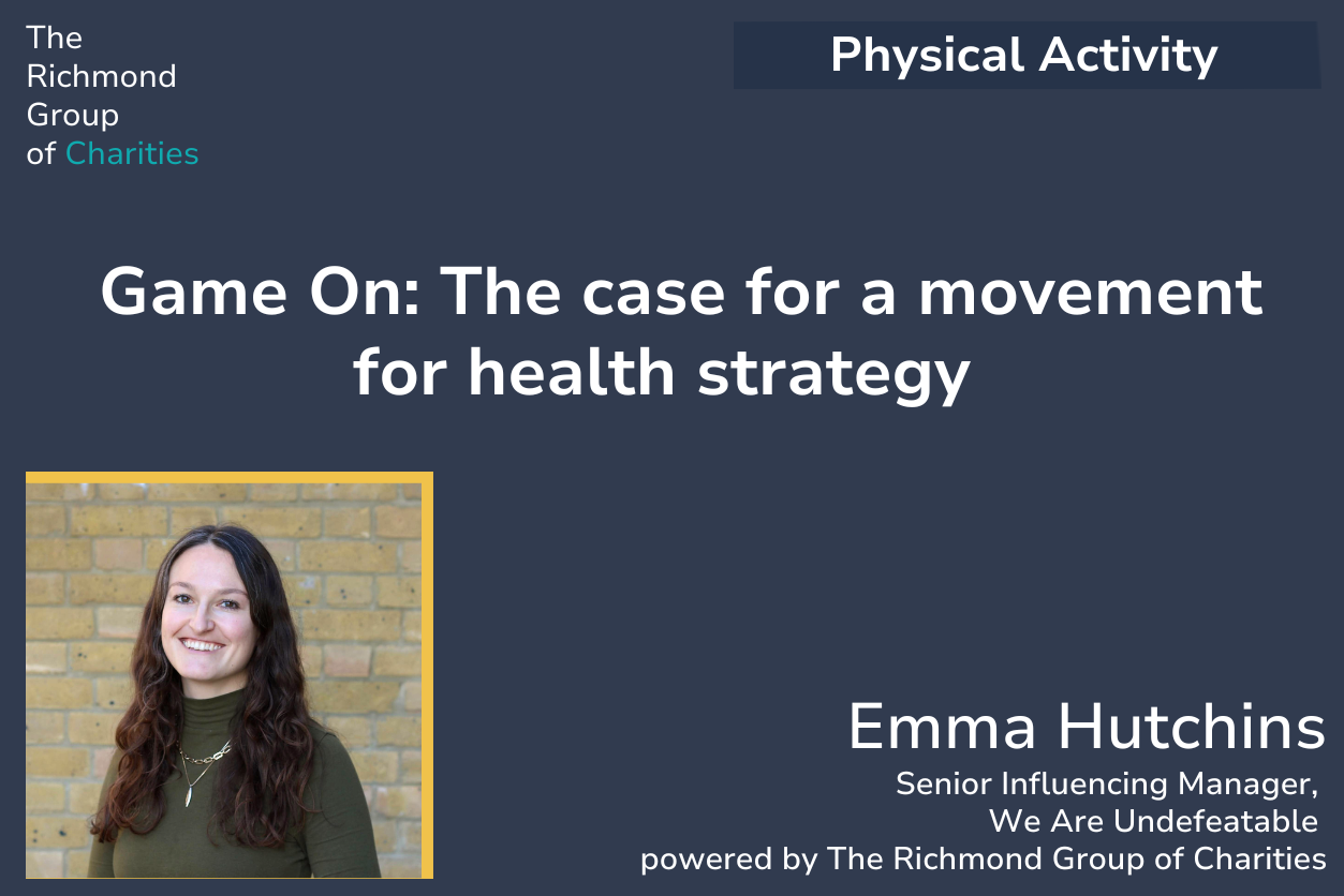 Game On: The case for a movement for health strategy  